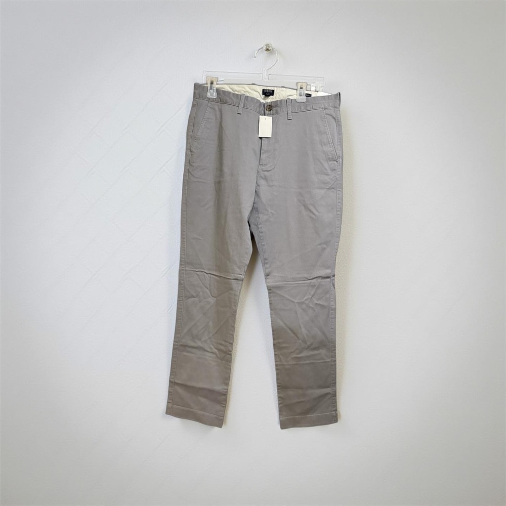 J. Crew Gray Chinos Versatile Cotton Blend